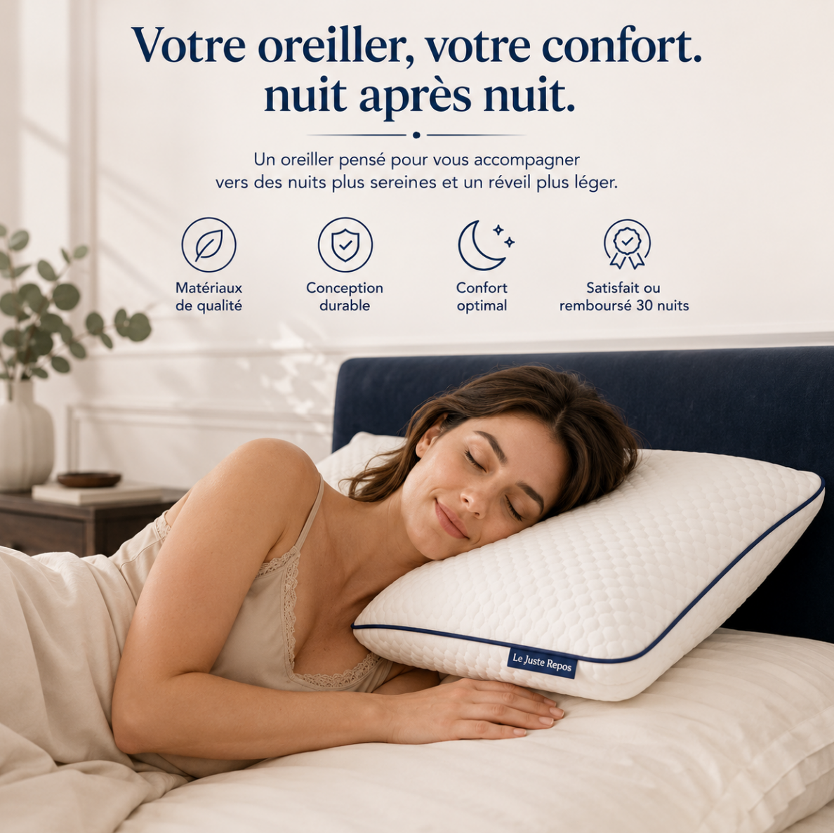 L’Équilibre – Oreiller multicouche